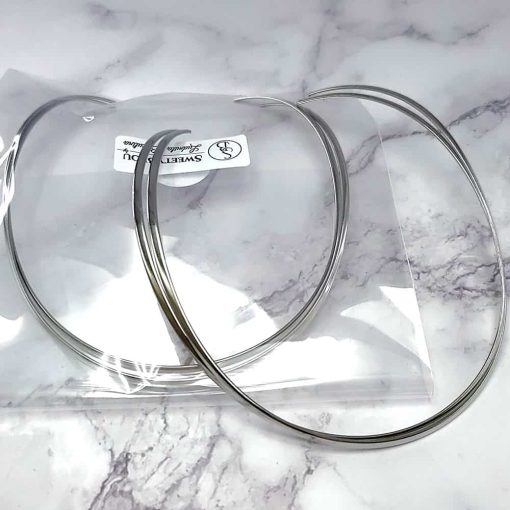 2 Silver color metal necklaces for Pendant #35256