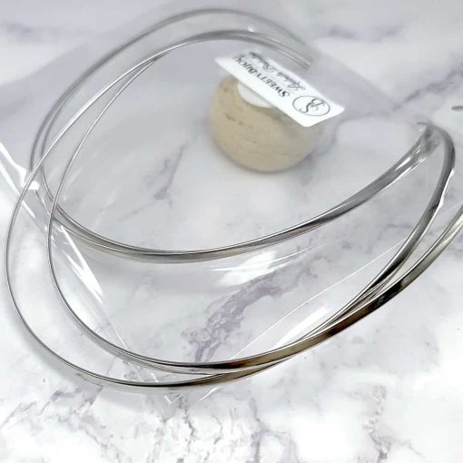 2 Silver color metal necklaces for Pendant #35260