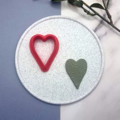 Artisan Heart-Shaped Clay Cutter
