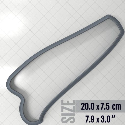 Bracelet Cutter #13 Left - Polymer Clay Cutter #34321