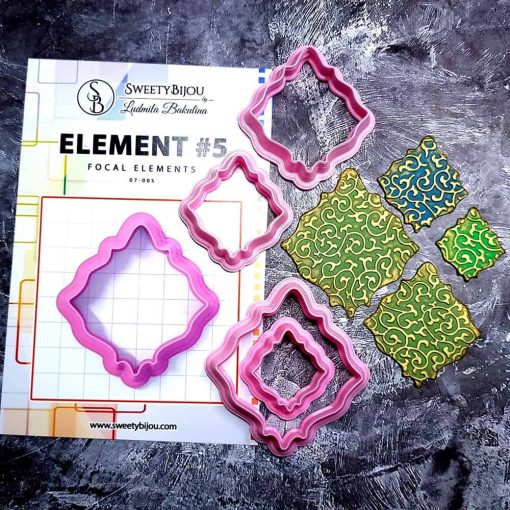 Abstract Petal Clay Cutters #34173