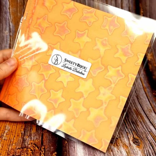 Copper Stars Metal Leafs #34459