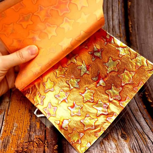 Copper Stars Metal Leafs #34468