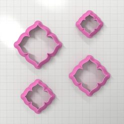 Floral Quartet Polymer Clay Cutters #36497