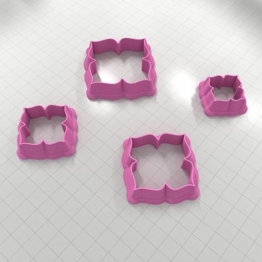 Floral Quartet Polymer Clay Cutters #36505