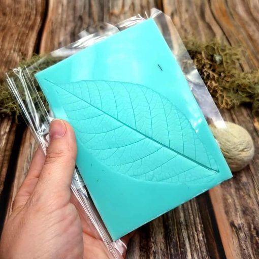 Tree Leaf - Handmade texture-mold of real leaf #35975