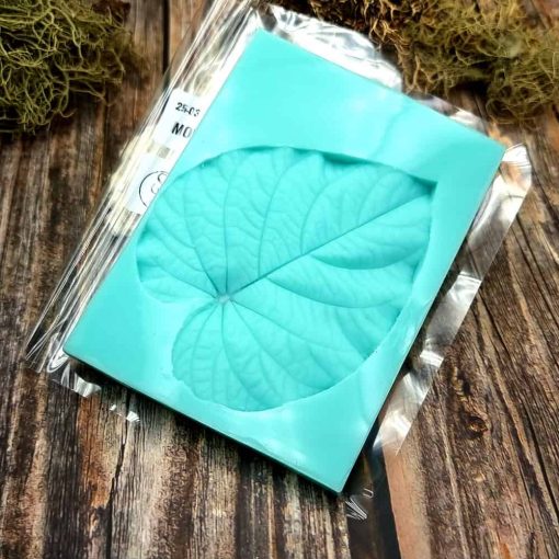 Morning Glory Leaf - Handmade texture-mold of real leaf #35983