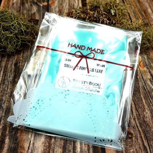 Handmade texture mold - Five fingers Leaf #35974