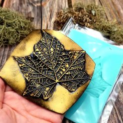 Handmade texture mold - Five fingers Leaf #36013