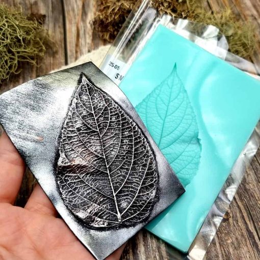 Detailed Sharp Leaf - Handmade texture-mold of real leaf #36031