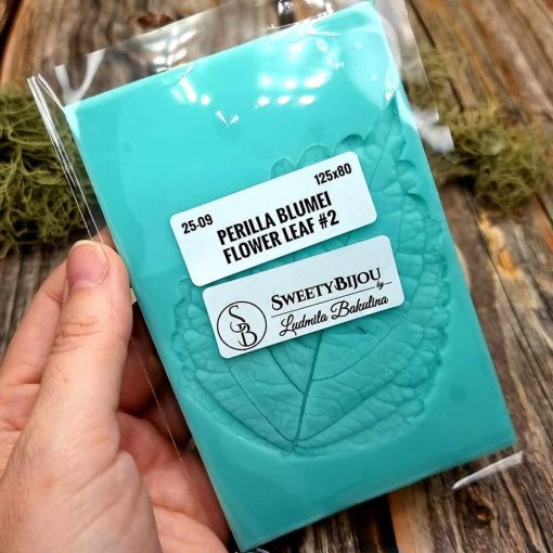 Perilla Blumei Flower - Real leaf texture-mold #2 #36017