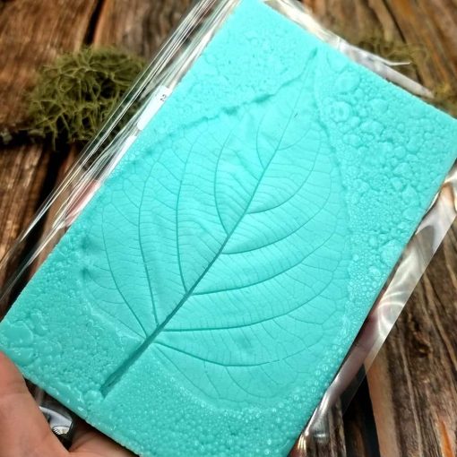 Large Leaf Pattern - Handmade real leaf texture-mold #1 #36063