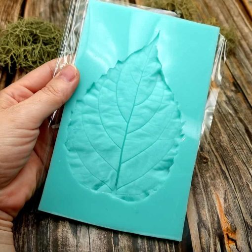 Large Leaf Pattern - Handmade real leaf texture-mold #2 #36049