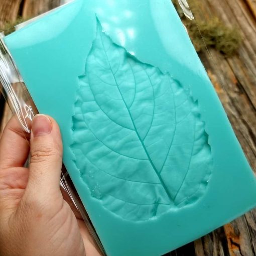 Large Leaf Pattern - Handmade real leaf texture-mold #2 #36059