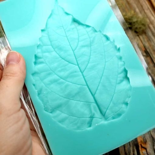 Large Leaf Pattern - Handmade real leaf texture-mold #2 #36067