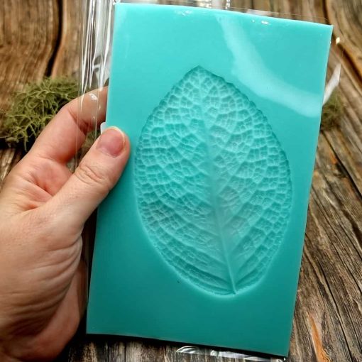 Large Leaf Pattern - Handmade real leaf texture-mold #3 #36056