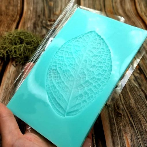 Large Leaf Pattern - Handmade real leaf texture-mold #3 #36064