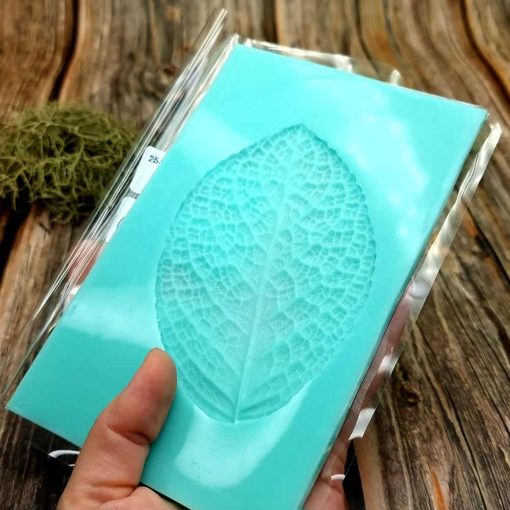 Large Leaf Pattern - Handmade real leaf texture-mold #3 #36073