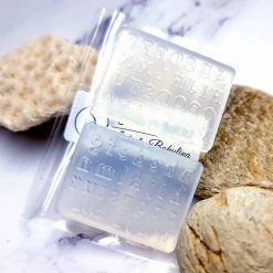 2 pcs Super Quality Molds "Old Style Letters" #39841