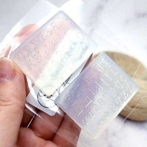 2 pcs Super Quality Molds "Old Style Letters" #39847