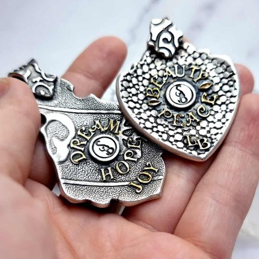 2 pcs Super Quality Molds "Old Style Letters" #39862