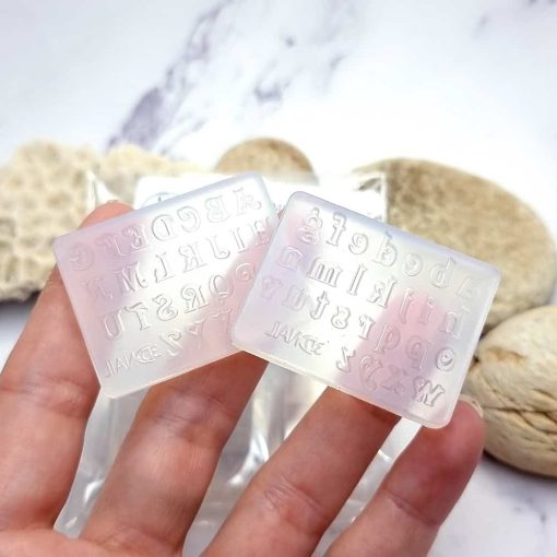 2 pcs Super Quality Molds "Old Style Letters" #39880