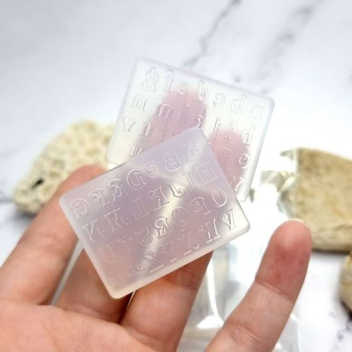 2 pcs Super Quality Molds "Old Style Letters" #39886