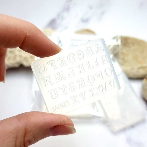 2 pcs Super Quality Molds "Old Style Letters" #39890