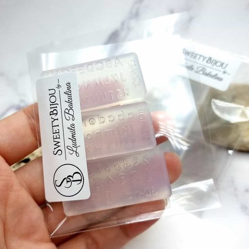 3pcs Super Quality Molds "Letters & Numbers" #39857