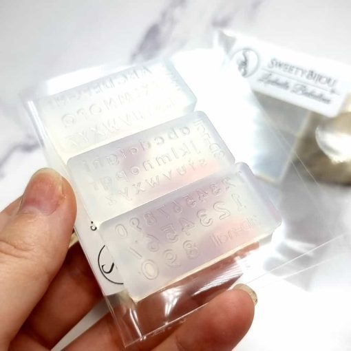 3pcs Super Quality Molds "Letters & Numbers" #39863