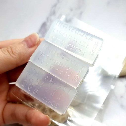 3pcs Super Quality Molds "Letters & Numbers" #39870