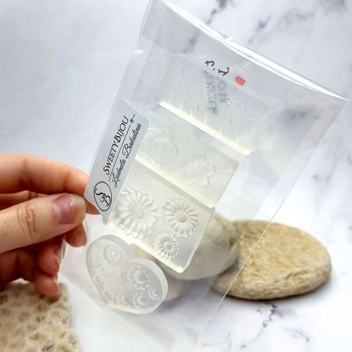 4 Super Quality Molds "Flowers and Leafs" #39904