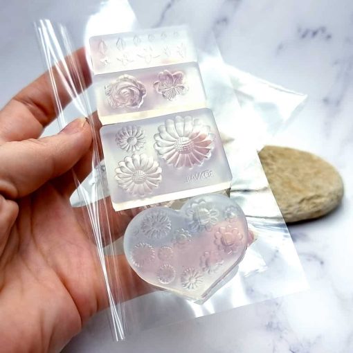 4 Super Quality Molds "Flowers and Leafs" #39914