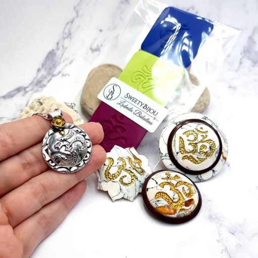 Handmade Set #1 of 3 pieces OM Sign Mold #39987