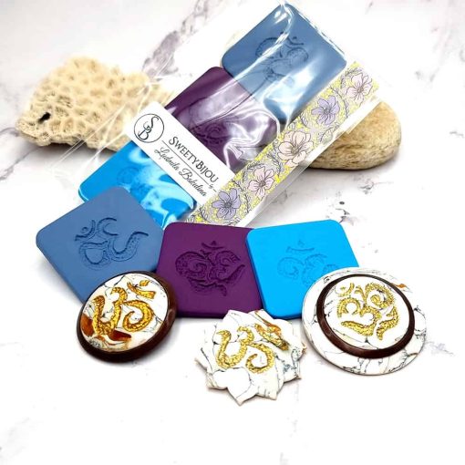 Handmade Set #2 of 3 pieces OM Sign Mold #39985