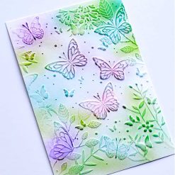 Plastic Folder Texture "Butterfly Garden" #39938