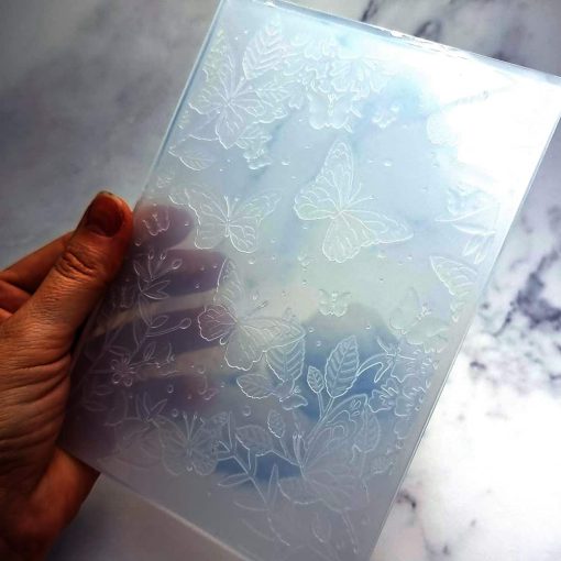 Plastic Folder Texture "Butterfly Garden" #39954