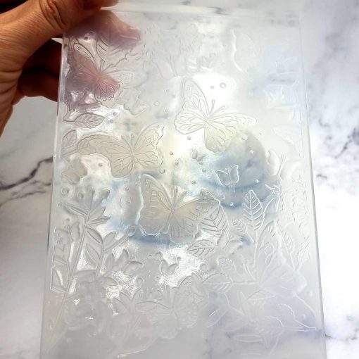 Plastic Folder Texture "Butterfly Garden" #39957