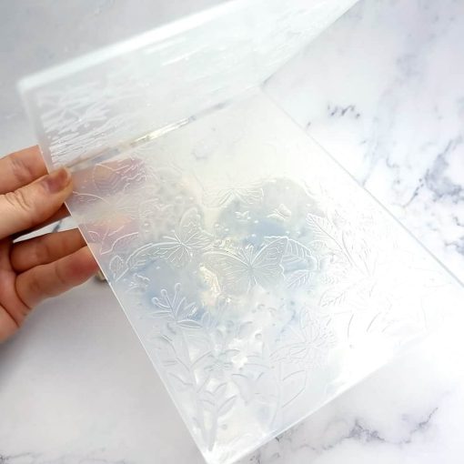 Plastic Folder Texture "Butterfly Garden" #39964