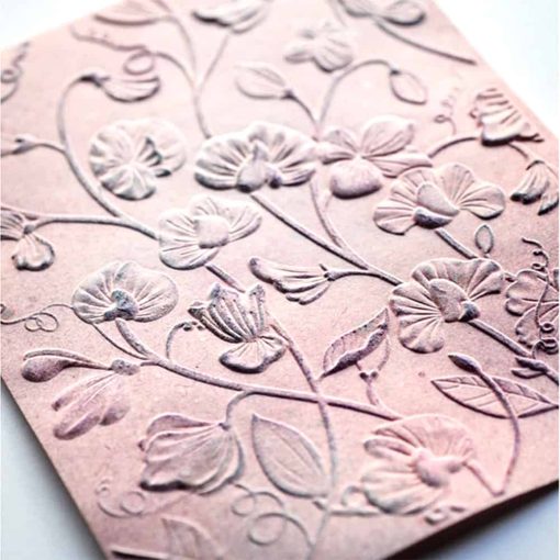 Plastic Folder Texture "Sweet Peas" #39946