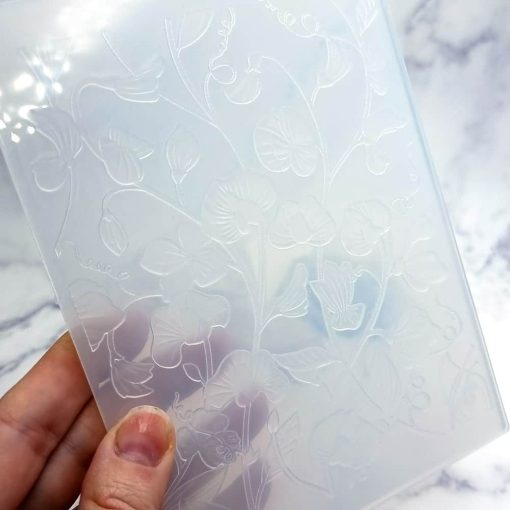 Plastic Folder Texture "Sweet Peas" #39958