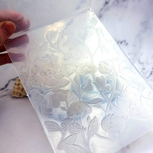 Plastic Folder Texture "Sweet Peas" #39961