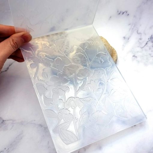 Plastic Folder Texture "Sweet Peas" #39966