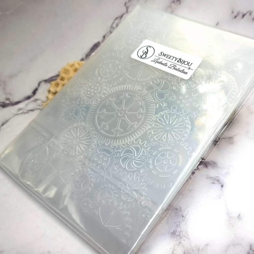 Plastic Folder Texture "Steampunk Gears" #39952