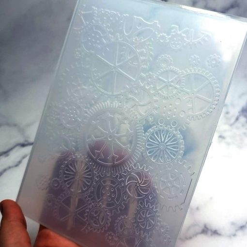 Plastic Folder Texture "Steampunk Gears" #39959