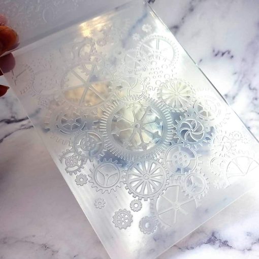 Plastic Folder Texture "Steampunk Gears" #39965