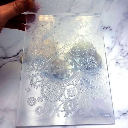 Plastic Folder Texture "Steampunk Gears" #39967