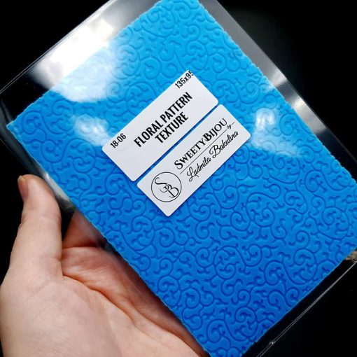 Floral - Silicone Texture, 135x95mm, Small #41142