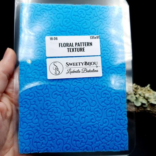 Floral - Silicone Texture, 135x95mm, Small #41146