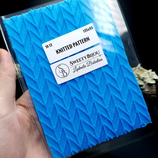 Kintted Pattern - Silicone Texture, Small Size #41189